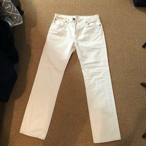 32|32 white JCrew jeans for sale!